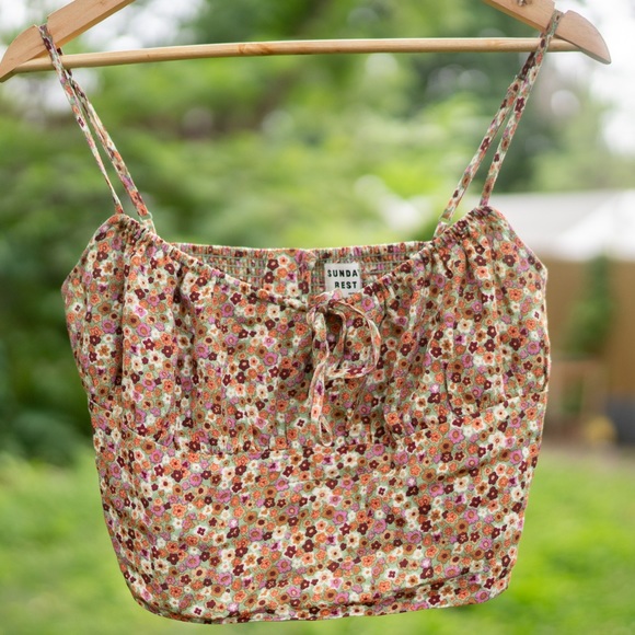 Aritzia Sunday Best Delilah Peasant Tank - Picture 1 of 4